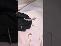 জুয়েলারি আধুনিক ডিজাইন থেকে আসল 18k সোনার হীরা, বিলাসবহুল বাজারের জন্য