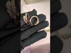 জেমস্টোন ডায়মন্ড হাই জুয়েলারি ভিভিএস ডায়মন্ড ক্লারিটি বিভিএল কানের দুল সহ