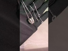 বিলাসবহুল হোয়াইট গোল্ড কাস্টম হাই-এন্ড জুয়েলারী কাস্টম তৈরি এবং বিলাসবহুল