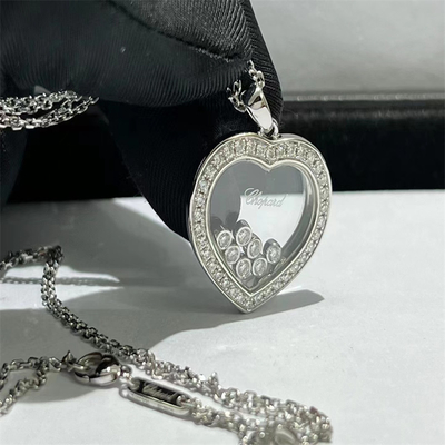 Luxury Custom 18K Gold Diamond Pendants Chopard Happy Spirit Pendant