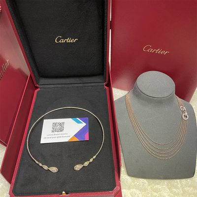 Yellow Gold Classic Diamond Jewelry Custom Size Gift Box Packaging OEM ODM