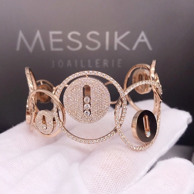 Exquisite Design 18K Gold Diamond Jewelry Set with Luxurious Style Sparkling Crystals