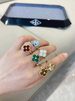 Luxury Custom Brand Jewelry 18k Gold Ring For Weddings Customized OEM ODM