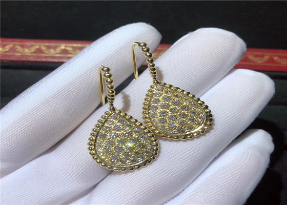 18K Gold Diamond Bracelet / Ring / Earrings For Wedding Anniversary brand jewelry stores