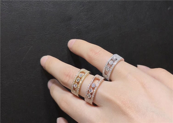 Fully Handcrafted  Jewelry / 18 Carat Yellow Gold Diamond Band