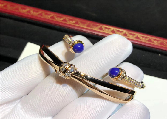 Elegant 18K Gold Diamond Bracelet As Wedding Anniversary / Birthday Party Gift