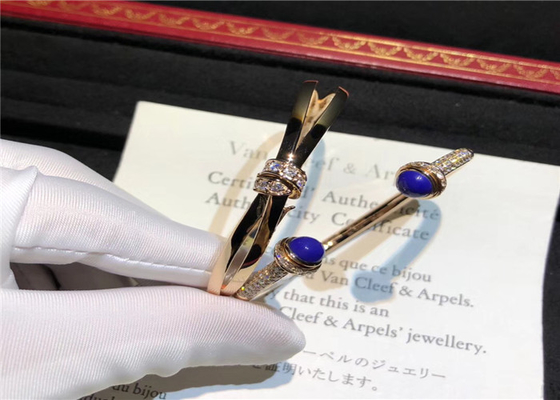 Elegant 18K Gold Diamond Bracelet As Wedding Anniversary / Birthday Party Gift
