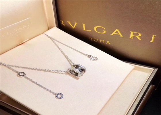 18K Gold  B Zero1 Diamond Necklace For Young Girls / Boys