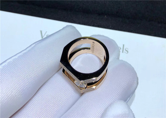 18K Pink Gold  Jewelry Diamond Paved For Wedding / Engagement  jewelry bahrain