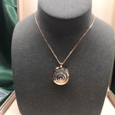 Round SI H Quality 0.1 Carat 60cm18k Rose Gold Pendant