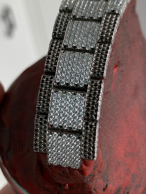 Bust Down Watch Full Iced Out Diamond Watch Moissanite Diamond Wrist Watch