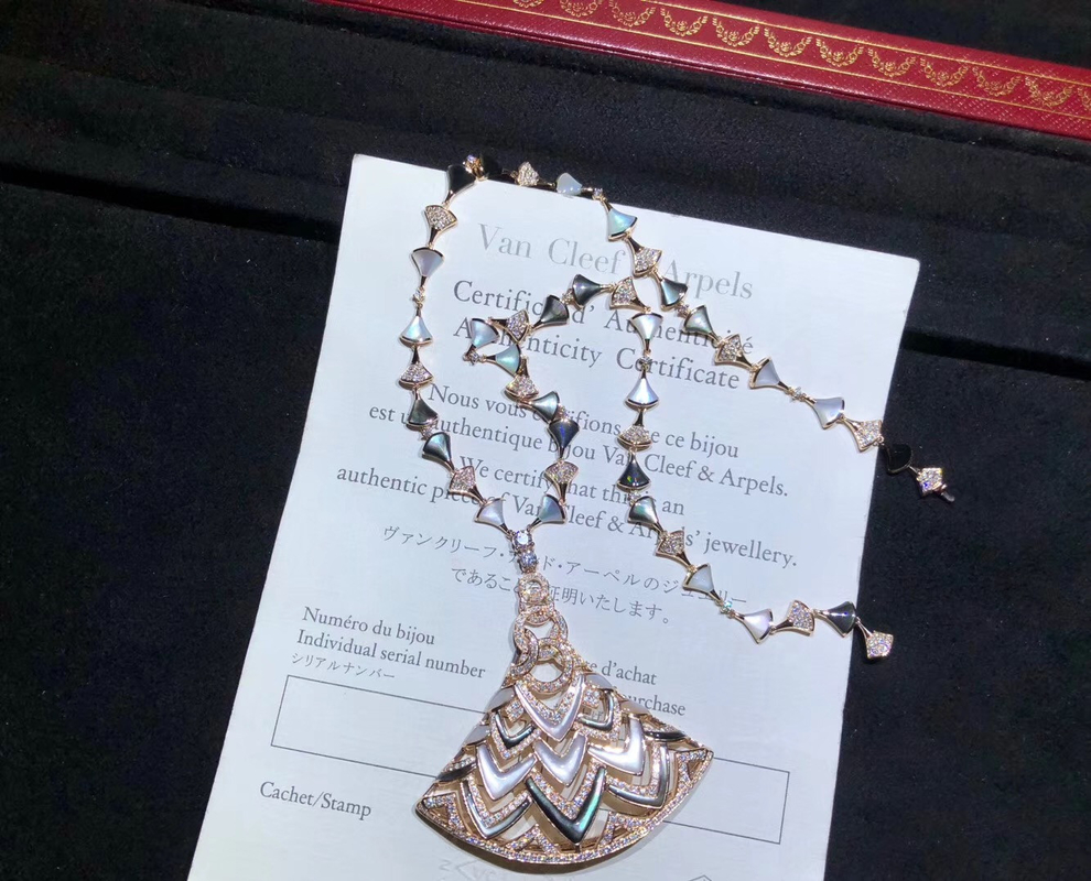 High End Custom 18K Gold Jewelry , Luxury  Diamond Necklace