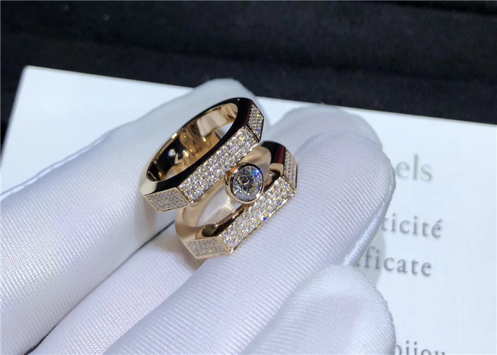 18K Pink Gold  Jewelry Diamond Paved For Wedding / Engagement  jewelry bahrain